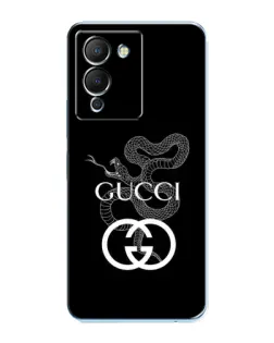 Чехол для Infinix Note 12 (G96) с картинкой «Gucci — серебряная змея»