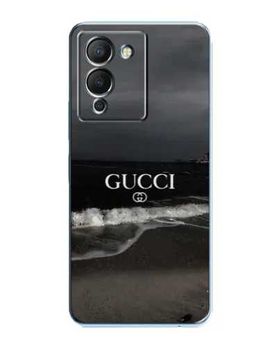 Чехол для Infinix Note 12 (G96) с картинкой «Gucci — морской прибой»