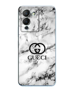 Чехол для Infinix Note 12 (G96) с картинкой «Gucci — мраморный шик»