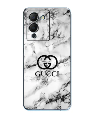 Чехол для Infinix Note 12 (G96) с картинкой «Gucci — мраморный шик»