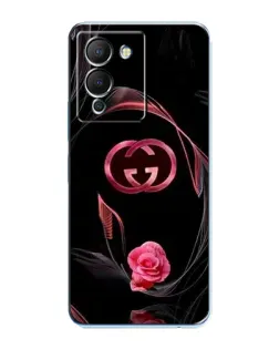 Чехол для Infinix Note 12 (G96) с картинкой «Gucci — неоновая роза»