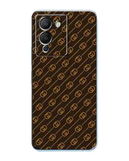 Чехол для Infinix Note 12 (G96) с картинкой «Gucci — золотые диагонали»