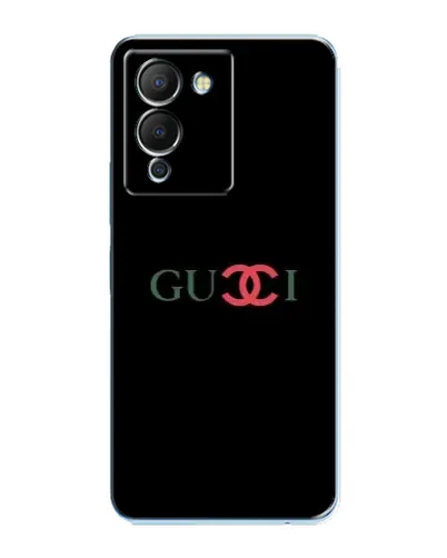 Чехол для Infinix Note 12 (G96) с картинкой «Gucci — красный градиент»