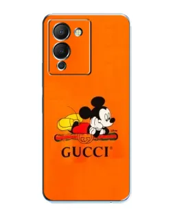 Чохол для Infinix Note 12 (G96) з картинкою «Міккі Маус Gucci — помаранч»