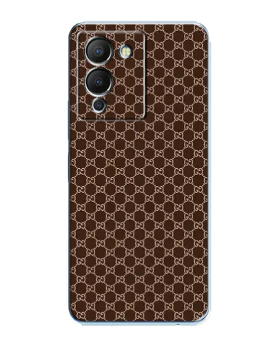 Чохол для Infinix Note 12 (G96) з картинкою «Gucci — шоколадна сітка» Чохол для Infinix Note 12 (G96) з картинкою «Gucci — шоколадна сітка»