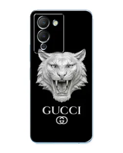 Чохол для Infinix Note 12 (G96) з картинкою «Gucci — срібний лев»