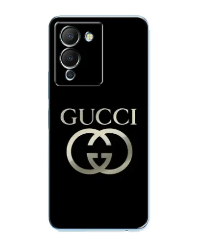 Чохол для Infinix Note 12 (G96) з картинкою «Gucci — золото на чорному» Чохол для Infinix Note 12 (G96) з картинкою «Gucci — золото на чорному»