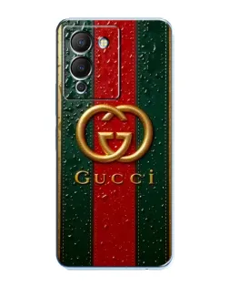 Чохол для Infinix Note 12 (G96) з картинкою «Gucci — фірмова смуга та золото»