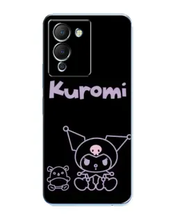 Чехол для Infinix Note 12 (G96) с картинкой «Kuromi — черный минимализм»