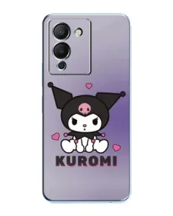 Чехол для Infinix Note 12 (G96) с картинкой «Kuromi — фиолетовый арт»