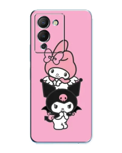 Чехол для Infinix Note 12 (G96) с картинкой «My Melody и Kuromi»