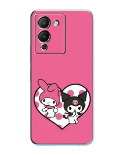 Чехол для Infinix Note 12 (G96) с картинкой «Kuromi и My Melody»