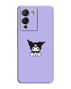 Чехол для Infinix Note 12 (G96) с картинкой «Kuromi — фиолетовый минимализм»