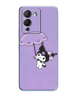 Чехол для Infinix Note 12 (G96) с картинкой «Kuromi с зонтиком»