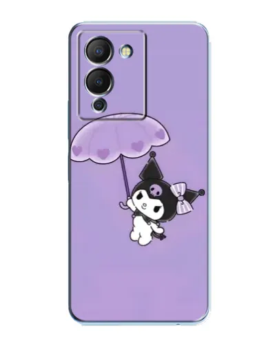 Чехол для Infinix Note 12 (G96) с картинкой «Kuromi с зонтиком»