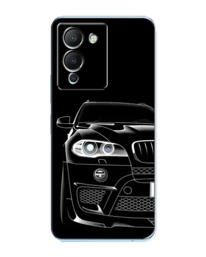 Чохол для Infinix Note 12 (G96) з картинкою «Темний силует BMW»