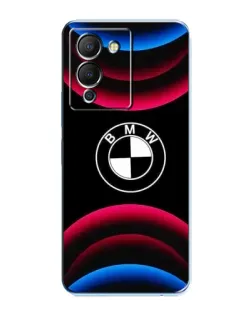 Чохол для Infinix Note 12 (G96) з картинкою «Логотип BMW та неонові дуги»
