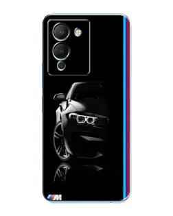 Чохол для Infinix Note 12 (G96) з картинкою «Силует BMW в темряві»