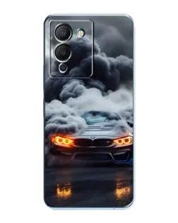 Чохол для Infinix Note 12 (G96) з картинкою «BMW у диму»