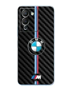 Чохол для Infinix Note 12 (G96) з картинкою «Емблема BMW та карбон»