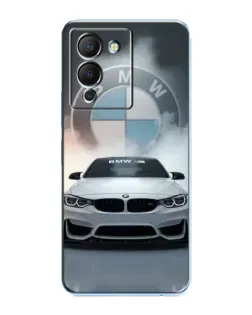Чохол для Infinix Note 12 (G96) з картинкою «BMW в білому диму»
