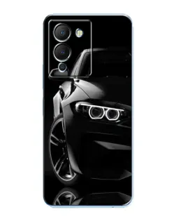 Чохол для Infinix Note 12 (G96) з картинкою «Чорна BMW — профіль»