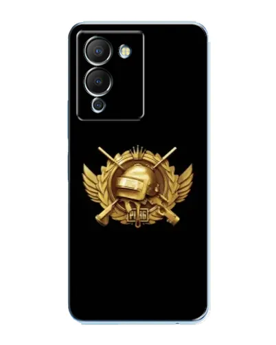 Чохол для Infinix Note 12 (G96) з картинкою «PUBG — помаранчевий градієнт»