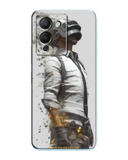 Чохол для Infinix Note 12 (G96) з картинкою «PUBG — боєць у пилу»