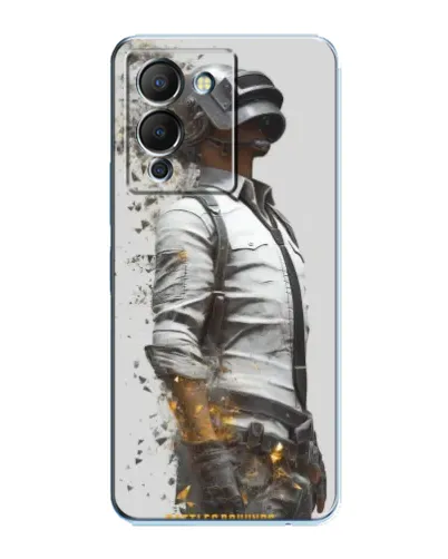 Чохол для Infinix Note 12 (G96) з картинкою «PUBG — боєць у пилу»