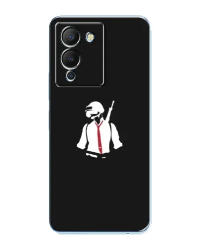 Чохол для Infinix Note 12 (G96) з картинкою «PUBG — силует воїна»