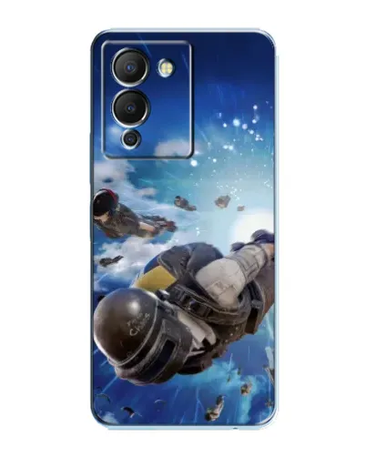 Чохол для Infinix Note 12 (G96) з картинкою «Десант PUBG — стрибок»