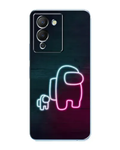 Чохол для Infinix Note 12 (G96) з картинкою «Among Us неон-арт» Чохол для Infinix Note 12 (G96) з картинкою «Among Us неон-арт»