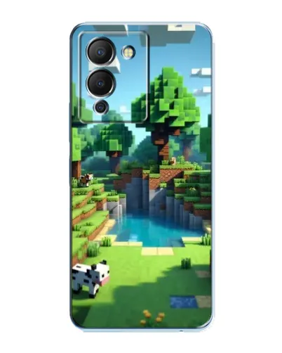 Чохол для Infinix Note 12 (G96) з картинкою «Minecraft літній день»