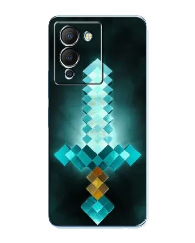 Чохол для Infinix Note 12 (G96) з картинкою «Алмазний меч неон»