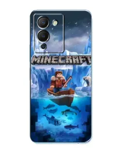 Чохол для Infinix Note 12 (G96) з картинкою «Minecraft льодянийсвіт»