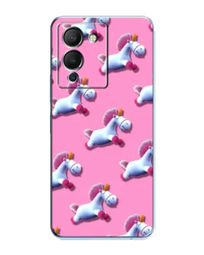 Чохол для Infinix Note 12 (G96) з картинкою «Єдинороги на рожевому»