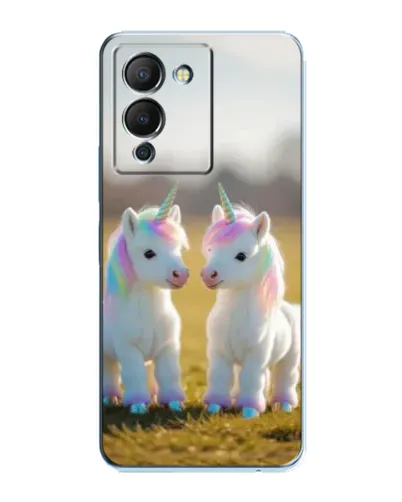 Чохол для Infinix Note 12 (G96) з картинкою «Пара єдинорогів»