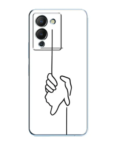 Чохол для Infinix Note 12 (G96) з картинкою «Рука тримає» Чохол для Infinix Note 12 (G96) з картинкою «Рука тримає»