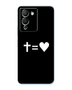 Чохол для Infinix Note 12 (G96) з картинкою «Хрест та Серце»