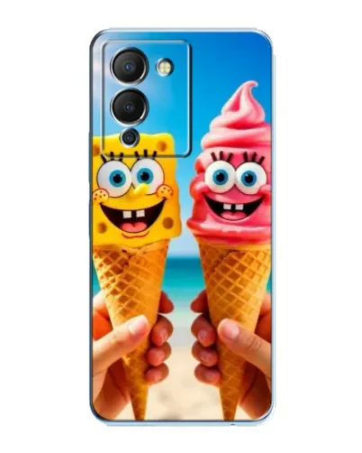 Чехол для Infinix Note 12 (G96) с картинкой «Спанч Боб мороженое» Чехол для Infinix Note 12 (G96) с картинкой «Спанч Боб мороженое»