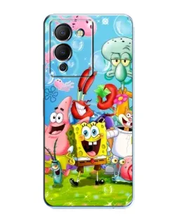 Чохол для Infinix Note 12 (G96) з картинкою «Губка Боб та друзі»