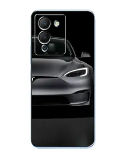 Чехол для Infinix Note 12 (G96) с картинкой «Tesla Model S Look» Чехол для Infinix Note 12 (G96) с картинкой «Tesla Model S Look»