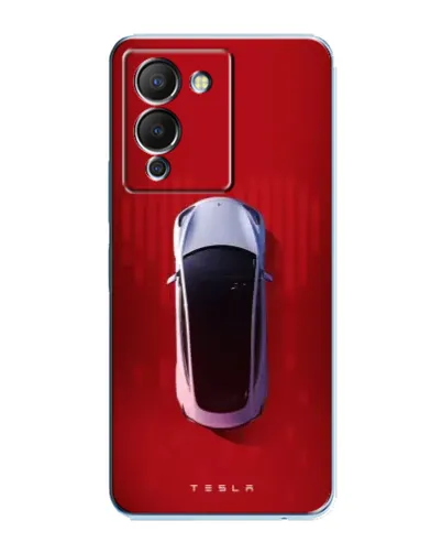 Чехол для Infinix Note 12 (G96) с картинкой «Tesla Top View»
