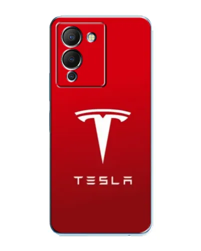 Чехол для Infinix Note 12 (G96) с картинкой «Tesla Red Classic»
