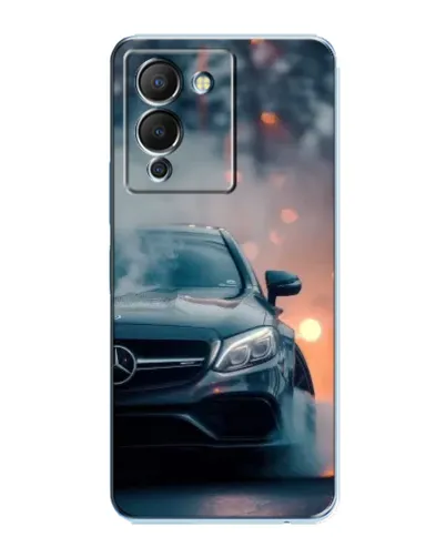 Чехол для Infinix Note 12 (G96) с картинкой «Mercedes — ночной город»