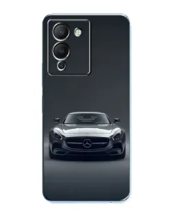 Чехол для Infinix Note 12 (G96) с картинкой «Mercedes на черном»