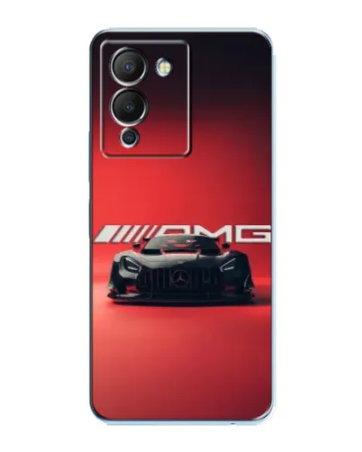 Чехол для Infinix Note 12 (G96) с картинкой «Mercedes AMG — красная линия»