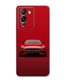 Чехол для Infinix Note 12 (G96) с картинкой «Красный Mercedes AMG»