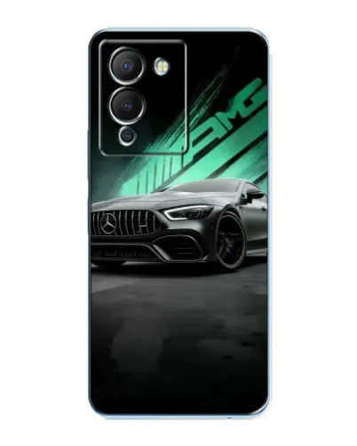 Чехол для Infinix Note 12 (G96) с картинкой «Темный Mercedes AMG»