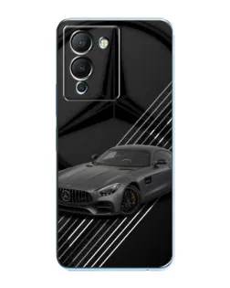 Чехол для Infinix Note 12 (G96) с картинкой «Mercedes AMG — графика»